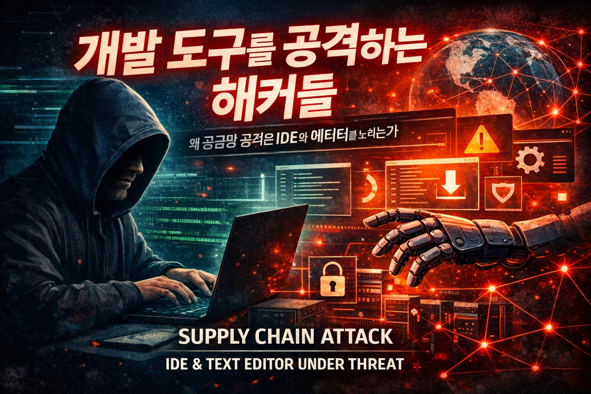 개발 도구를 공격하는 해커들 — 왜 공급망 공격은 IDE와 에디터를 노리는가