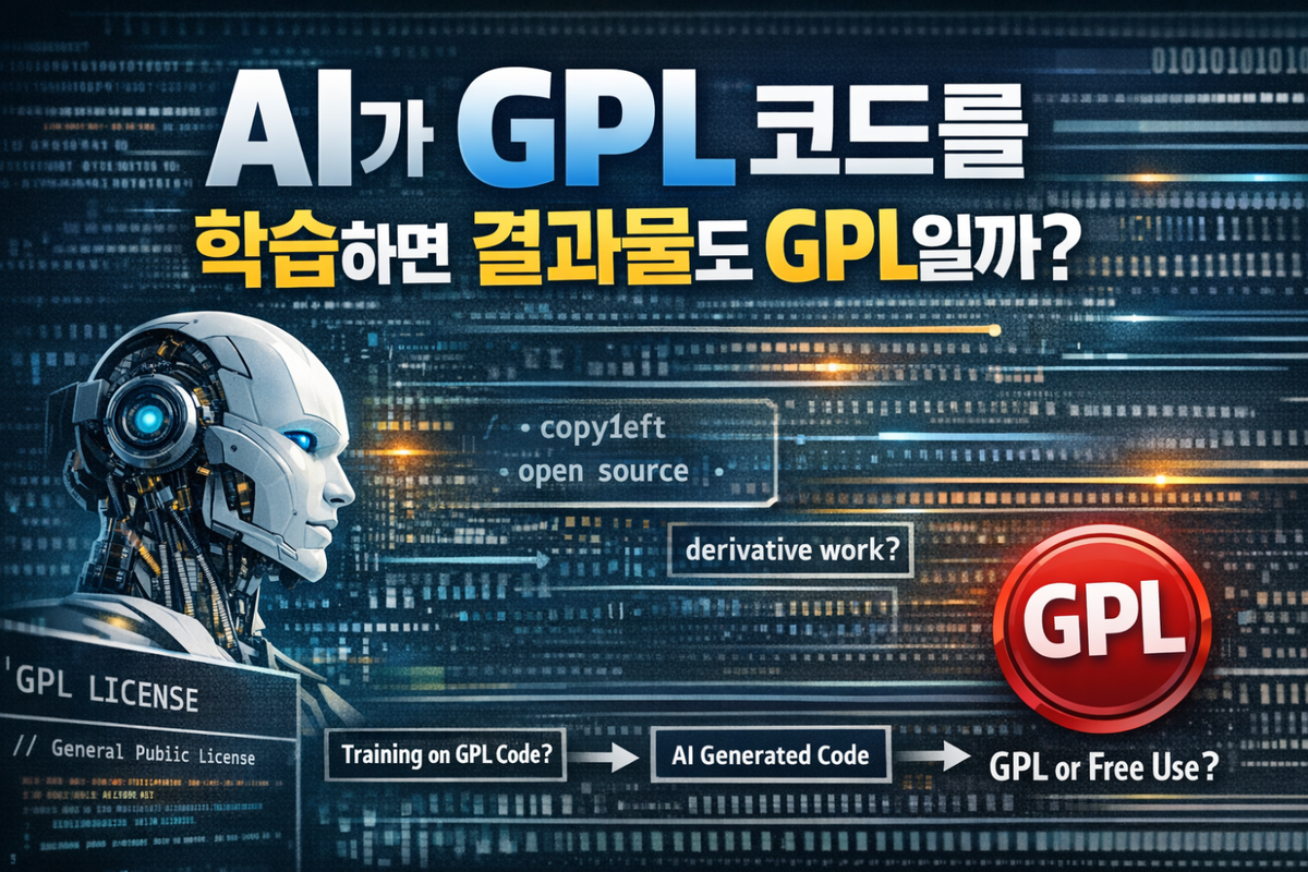 AI가 GPL 코드를 학습하면 결과물도 GPL일까 — 생성형 AI 시대, Copyleft의 가장 어려운 질문