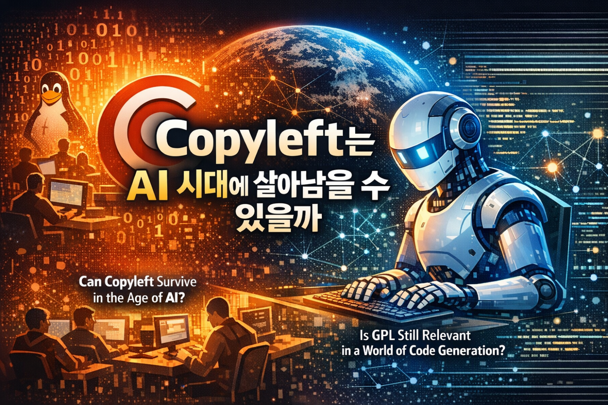 Copyleft는 AI 시대에 살아남을 수 있을까 — 코드가 무한히 생성되는 시대, GPL이 던지는 마지막 질문