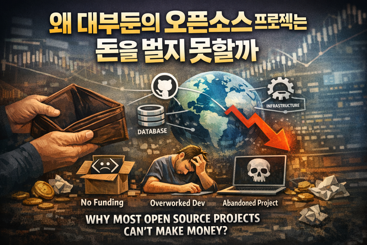 왜 대부분의 오픈소스 프로젝트는 돈을 벌지 못할까