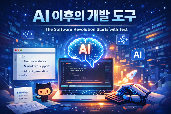 AI 이후의 개발 도구 — 텍스트에서 시작된 소프트웨어 생산의 변화