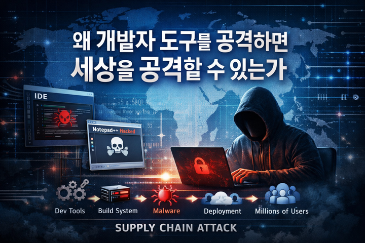 왜 개발자 도구를 공격하면 세상을 공격할 수 있는가 — 공급망 공격이 IDE와 에디터를 노리는 이유