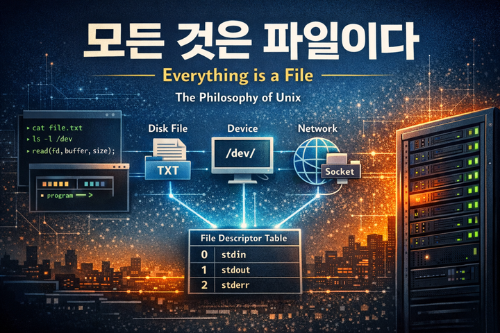 Everything is a File — Unix가 세상을 파일로 만든 이유
