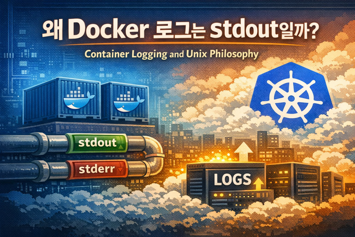 왜 Docker 로그는 stdout일까 — Unix I/O 모델이 컨테이너 시대까지 살아남은 이유