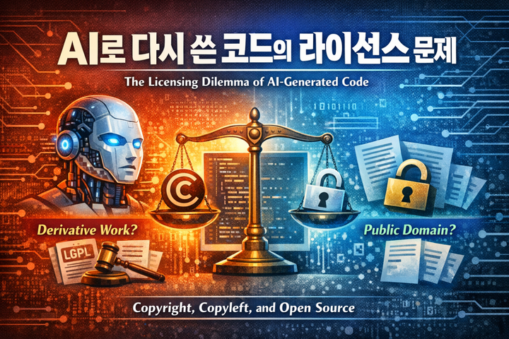 AI로 다시 쓴 코드의 라이선스는 누구의 것인가 — chardet 논쟁이 보여준 AI 시대의 저작권 딜레마