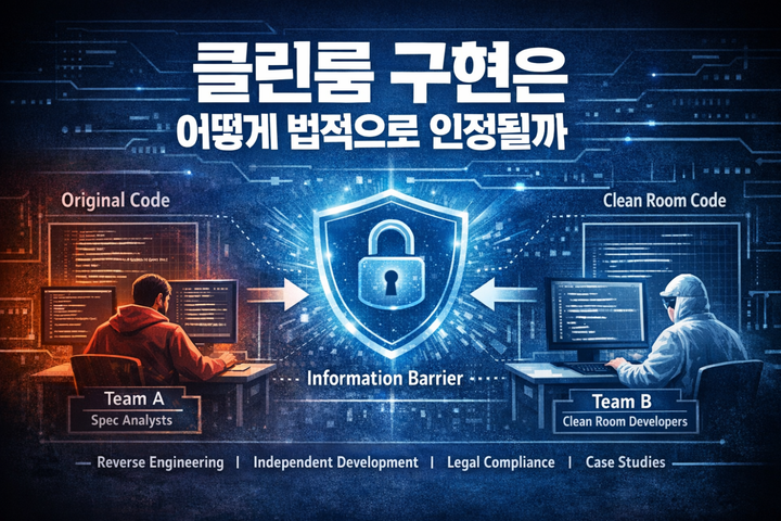 클린룸 구현은 어떻게 법적으로 인정될까 — 소프트웨어 역사 속 가장 정교한 저작권 회피 기술