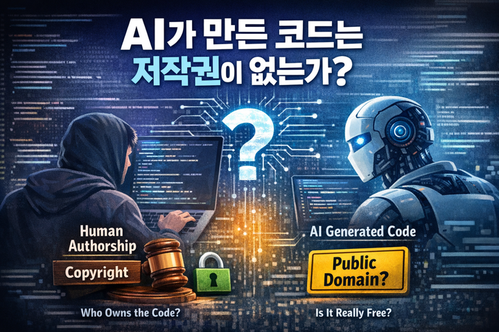 AI가 만든 코드는 저작권이 없는가 — Human Authorship 원칙이 AI 시대에 던지는 질문