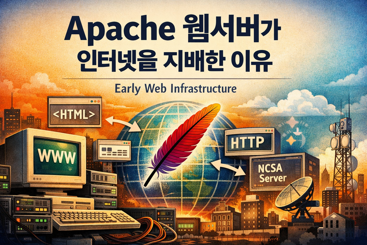 Apache 웹서버가 인터넷을 지배한 이유 - 웹의 초기 인프라