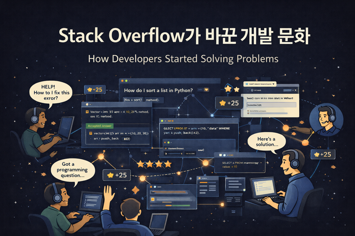 Stack Overflow가 개발 문화를 바꾼 순간 — 지식을 검색하는 방식이 바뀌다