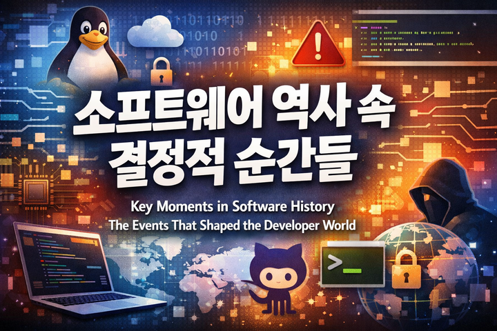 소프트웨어 역사 속 결정적 순간들 — 오늘의 개발 세계를 만든 사건들