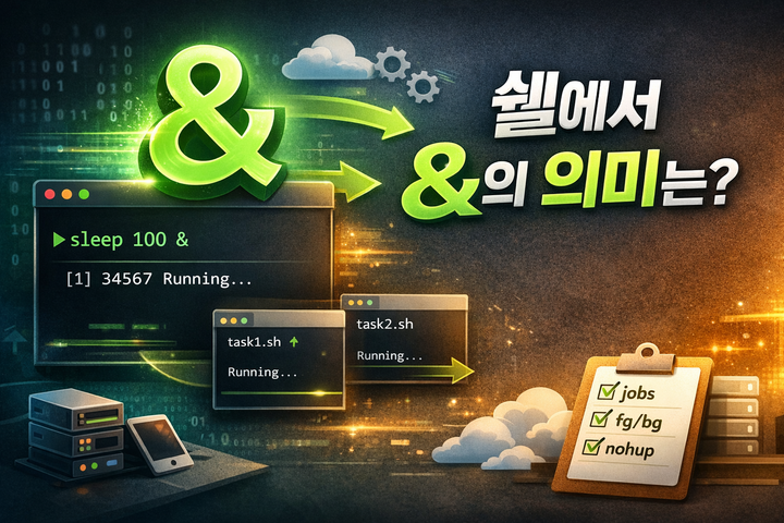 쉘에서 & 뜻은 무엇인가? — 리눅스 백그라운드 실행 원리와 사용법 완벽 정리
