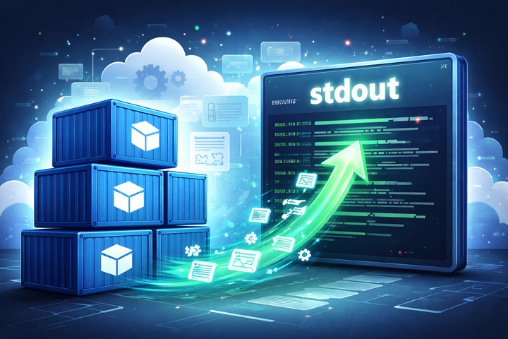컨테이너 로그는 왜 stdout으로 보낼까? — Docker/Kubernetes 로그 구조 완전 정리