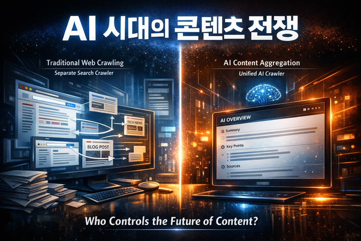 검색이 끝난 시대 — AI가 웹의 수익 구조를 무너뜨리는 방식