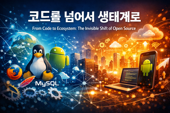 코드를 넘어서 생태계로 — 오픈소스가 만들어낸 보이지 않는 전환