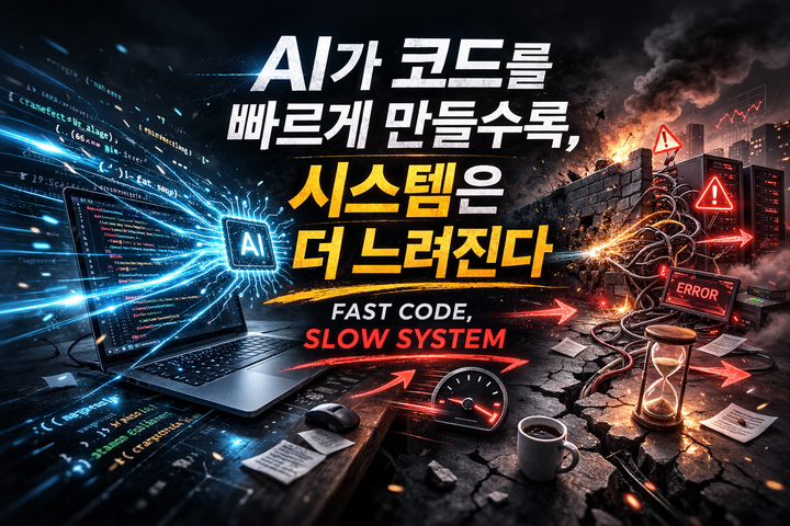 AI가 코드를 빠르게 만들수록, 시스템은 더 느려진다