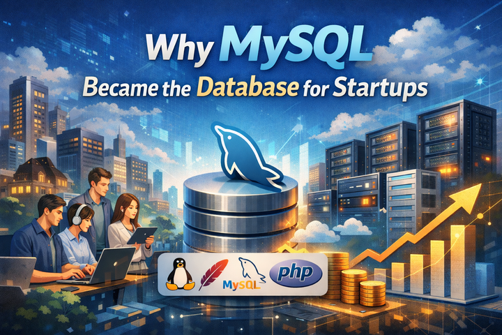 MySQL이 스타트업의 데이터베이스가 된 이유 — 거대한 데이터베이스 시장을 뒤흔든 작은 오픈소스 프로젝트