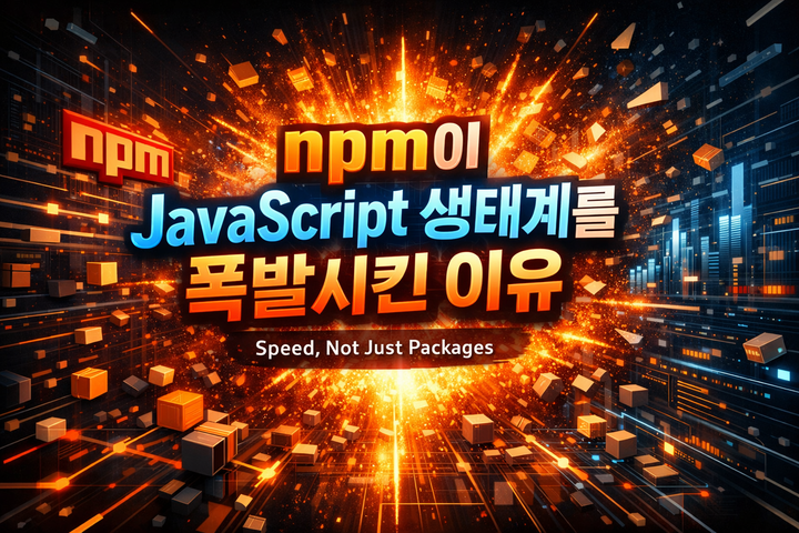 npm이 JavaScript 생태계를 폭발시킨 이유
