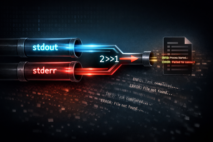 왜 리눅스에서 로그가 안 남을까 — stdout stderr와 리다이렉션의 실제 동작