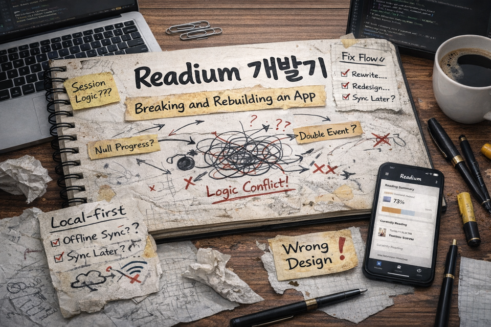 📚 Readium 개발기 — 설계는 왜 계속 틀리는가